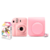 Kit Câmera instantânea Instax Mini 12 - Rosa Gloss
