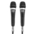 Microfone Com Fio Duplo Profissional Modelo Mt-1003 - comprar online