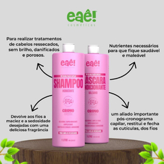 Kit Crono Rosa 2 passos de 1Lt - Belleza é Para Todas