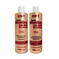 Kit 2 Hidratante Macadâmia C/ Shampoo/Bálsamo 500ml