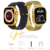 Smartwatch Ultra MAX Golden Edition Serie 9 Com Pulseira Extra