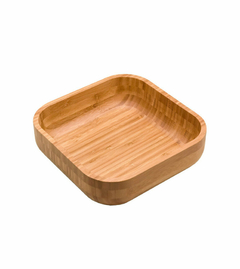 BOWL QUADRADO EM BAMBU - 23CM