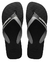 HAVAIANAS DUAL PRETO CINZA