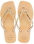 HAVAIANAS SQUARE GLITTER DOURADO