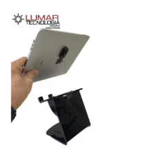 Imagem do Suporte tablet e iPad de mesa cabo de aço retrátil 15922-T
