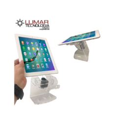 Suporte tablet e iPad de mesa cabo de aço retrátil 15922-T - Lumar Tecnologia