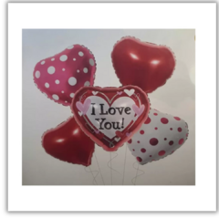 Kit Balões Metalizados De Coração – Dia Dos Namorados 5