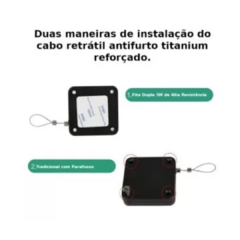 Cabo Antifurto Retrátil Titanium 2.0 mm - comprar online