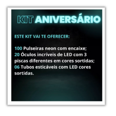 Kit Para Festa De Aniversário Com 126 Peças - Lumar Tecnologia