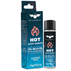 Gel Beijável Hot Muito Quente para Massagem - Prazer Digno