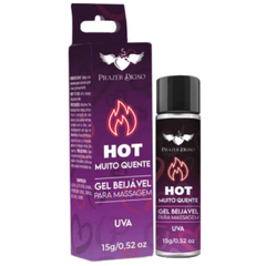 Gel Beijável Hot Muito Quente para Massagem - Prazer Digno - comprar online