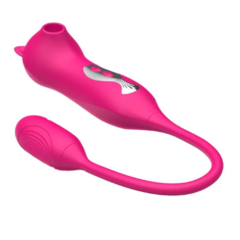 Vibrador dupla função formato Cat - comprar online