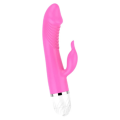 Vibrador Feminino com Estimulador de Clitóris e 12 Modos de Vibração