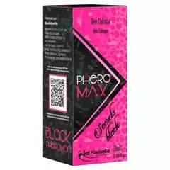 Phero Max Secrets Black Deo Colônia Feminina 20ml La Pimienta