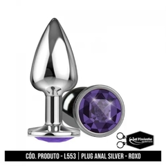 PLUG ANAL SILVER - Dama Velvet