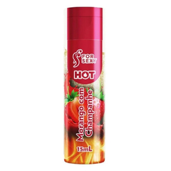 Gel Hot Beijável Para Massagem 15ml For Sexy - Dama Velvet