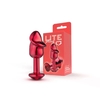 Lite Plug Vermelho Pênis com Pedra Vermelha