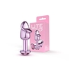 Lite Plug Rosa Pênis com Pedra Rosa