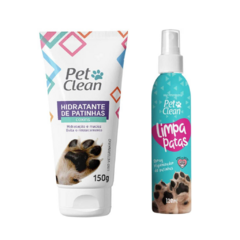 Kit Pet Clean Limpa Patas + Hidratante de Patinhas