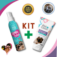 Kit Pet Clean Limpa Patas + Hidratante de Patinhas - loja online