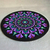 Mandala Energética Lilás e Verde 15cm - comprar online