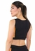 Cropped Fitness Preto Detalhe Amarelo Top | REF: CC17 - labelleoutlet