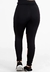 Calça Detalhe Transparente Legging Fitness Preto Rosê | REF: LX102 - labelleoutlet