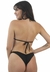 Biquini Top Alcinha Busto Calcinha Levanta Bumbum Liso Preto Detalhe | REF: BK101 - labelleoutlet