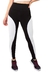 Calça l Preto Detalhe Lateral Branco Legging Fitness