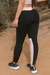 Calça Faixa Chocolate Cintura e Perna Legging Fitness Preto - comprar online