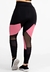 Calça Preto Rosê Detalhe Tulê Legging Fitness - loja online