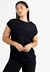 Blusa Transparente Dry Preto Feminina Fitness - comprar online