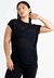 Blusa Transparente Dry Preto Feminina Fitness na internet