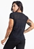 Blusa Transparente Dry Preto Feminina Fitness - comprar online