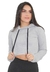 Casaco Cinza Capuz Feminino Moletom - comprar online