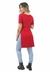 Blusa Feminina Long Line Vermelho na internet