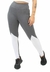 Calça Detalhe Branco Legging Fitness Mescla