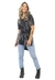 Blusa Feminina Long Line Tie Dye