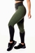 Calça Legging com Preto Cintura Alta Fitness Academia Verde Militar - comprar online