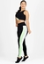 Conjunto Metamorfose Cropped + Calça Legging Preto com Verde e Branco - comprar online