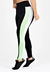 Calça Listra Lateral Branco e Verde Legging Metamorfose - comprar online