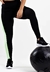 Calça Listra Lateral Branco e Verde Legging Metamorfose - Keise Fashion - Descubra estilo único na Keise Fashion! Moda feminina, praia e fitness exclusivos. 