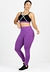 Cropped Alcinha Cruzada+ Calça Legging Roxo Conjunto Metamorfose - comprar online