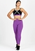 Cropped Alcinha Cruzada+ Calça Legging Roxo Conjunto Metamorfose