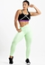 Conjunto Metamorfose Cropped Alcinha Cruzada+ Calça Legging Verde