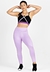 Conjunto Metamorfose Cropped Alcinha Cruzada+ Calça Legging Lilás - comprar online