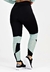 Calça com Detalhe Verde Legging Metamorfose Preto - Keise Fashion - Descubra estilo único na Keise Fashion! Moda feminina, praia e fitness exclusivos. 