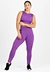 Conjunto Metamorfose Cropped + Calça Legging Roxo - comprar online