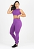 Conjunto Metamorfose Cropped + Calça Legging Roxo na internet