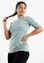 Blusa Verde Metamorfose Fitness Tecido Texturizado - comprar online